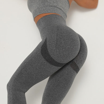 Women's Seamless Knitted Hip Wicking Fitness Yoga Pants